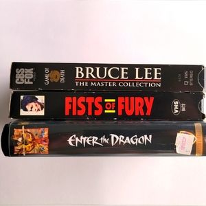 Bruce Lee VHS Lot